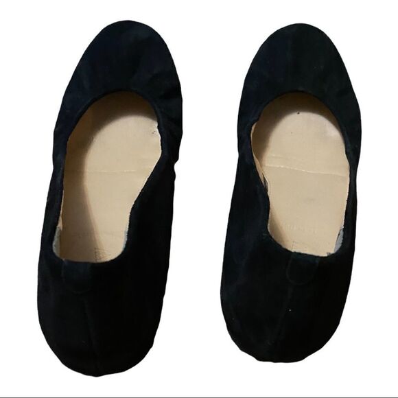 J. Crew| Black Cece Suede Ballet Flats | 6.5 - Picture 5 of 7
